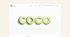 Desktop Screenshot of cocoreflexology.com